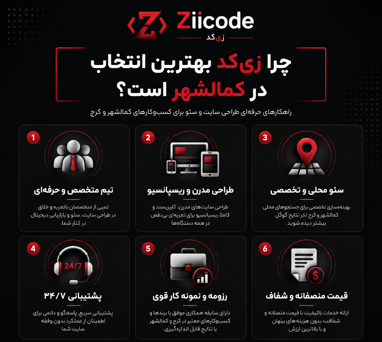 بهترین شرکت طراحی سایت در کمالشهر