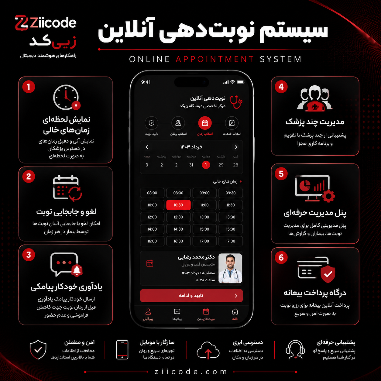سیستم نوبت دهی آنلاین