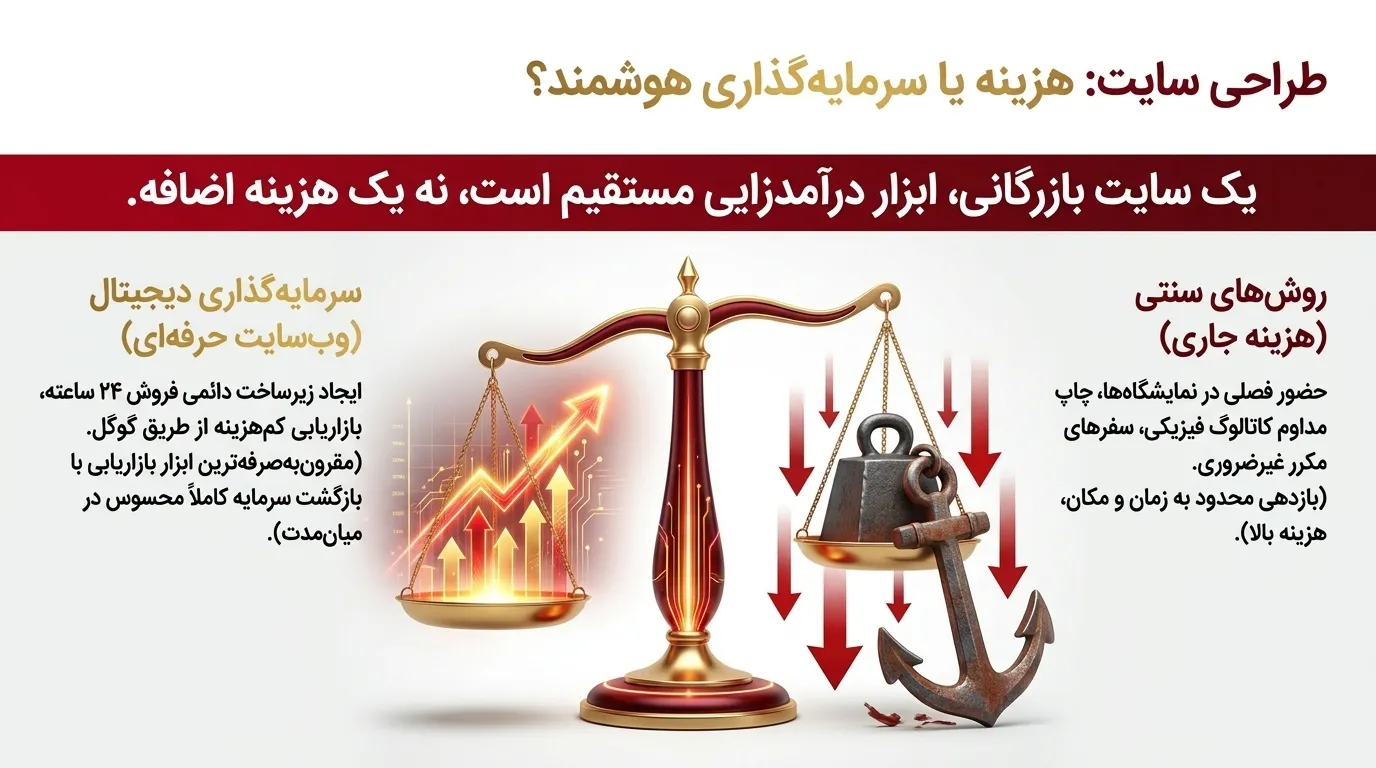 طراحی سایت بازرگانی با ساختار مدرن و کاربرپسند