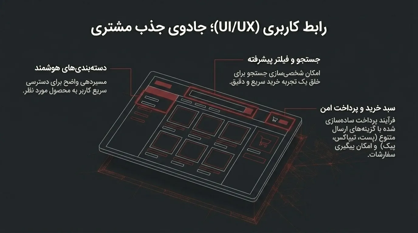 شرکت طراحی سایت فروشگاهی در کرج با طراحی کاربرپسند و حرفه ای
